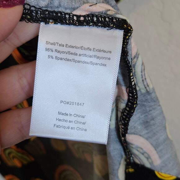 Modcloth Winning Them Over Short Sleeve Top Black Pumpkin Women's Small Casual - Picture 7 of 8